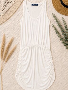 Blue B Women's Ruched Tank Mini Dress